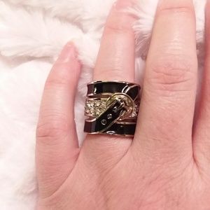 Two Piece Belt Buckle Ring